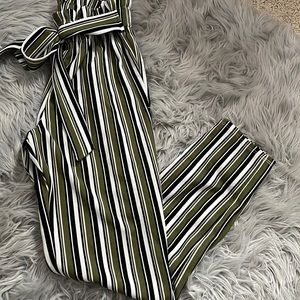 Lightweight striped pants